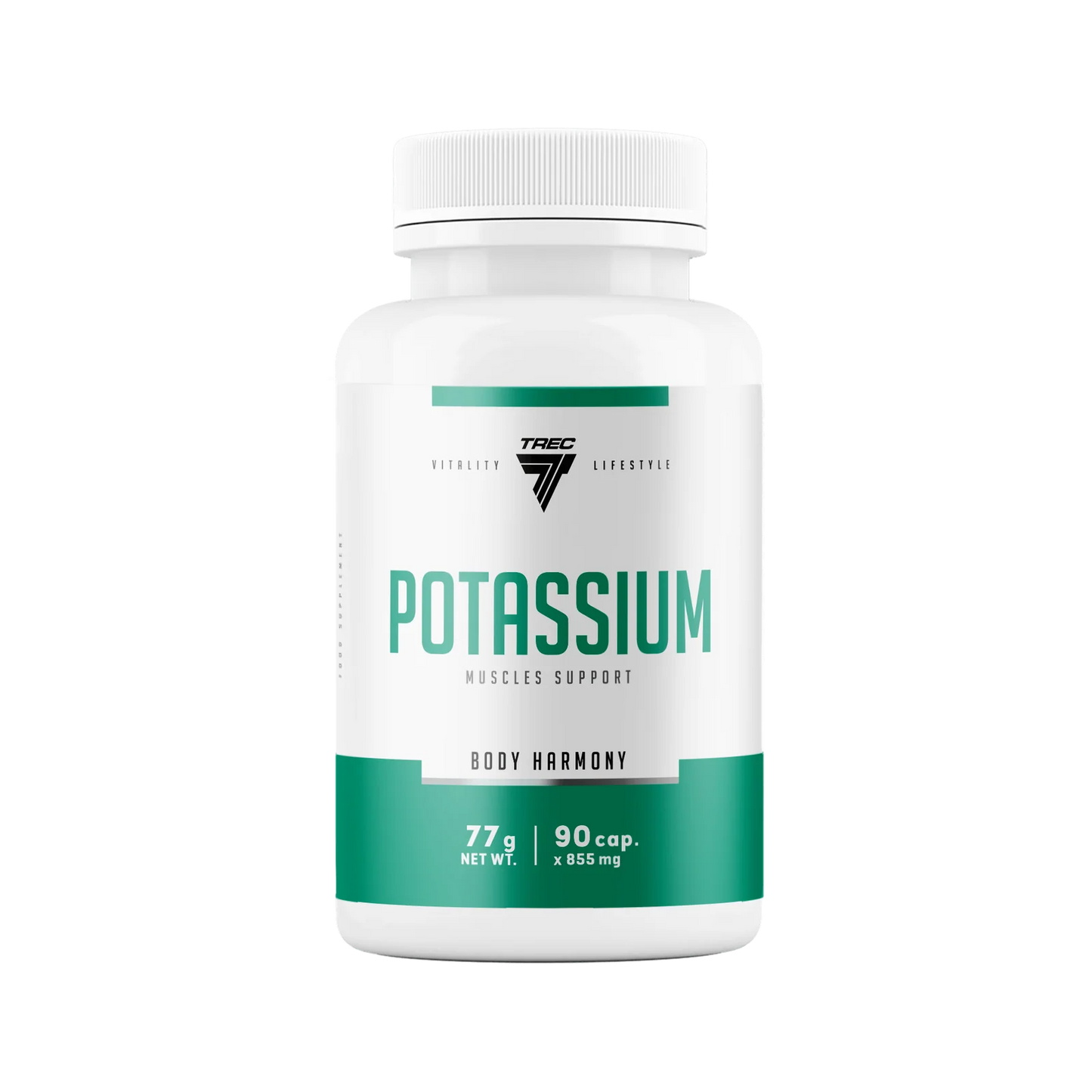 TREC Vitality Potassium Citrate for muscle, nerve and circulatory support