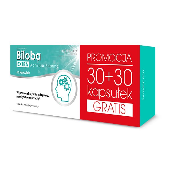 ActivLab Biloba Extra, Ginko Biloba – 60 kapsulas