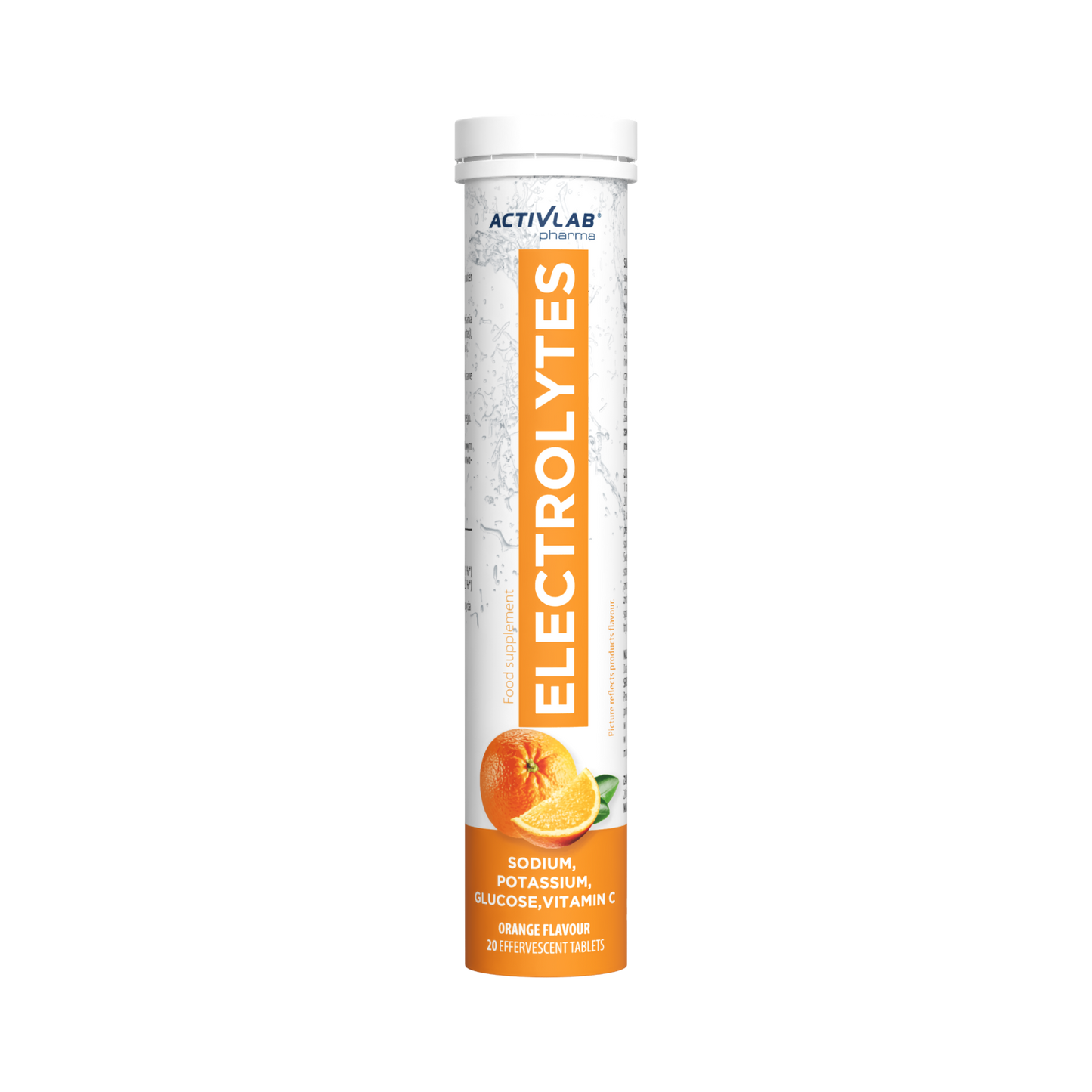 ActivLab ElectroVit / Elektrolīti – 20 šķīstošas tabletes Apelsīnu