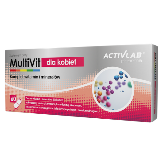 ActivLab Multivit for women / Multivitamins for women – 60 capsules