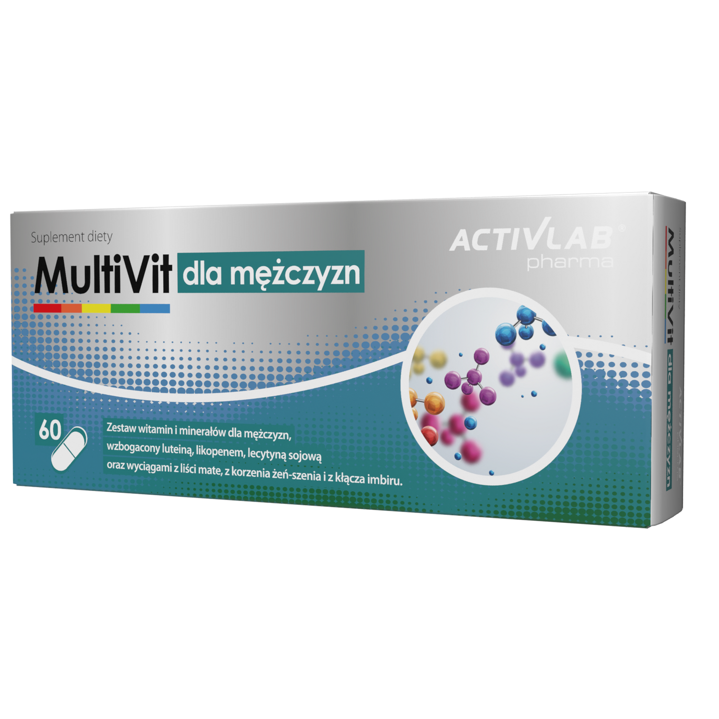 ActivLab Multivit for men / Multivitamīni vīriešiem – 60 kapsulas