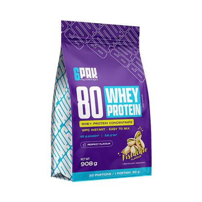 6PAK Whey 80 (сывороточный) протеиновый концентрат 908 г