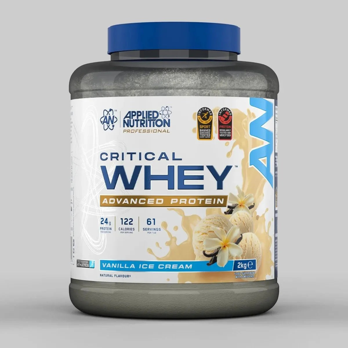 Applied Nutrition Critical Whey Proteīns 2kg + 250g Mikronizēts kreatīns DĀVANĀ