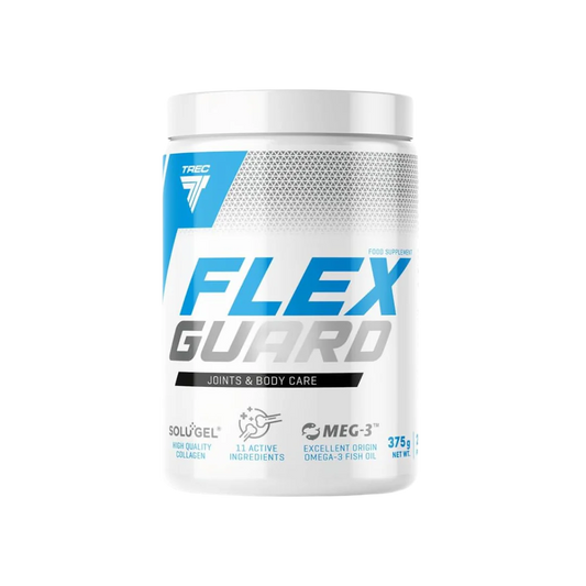 TREC Core Collagen Complex with Ca, Mg and Omega-3 for Joint Health (375g) Flex Guard Mango-Orange