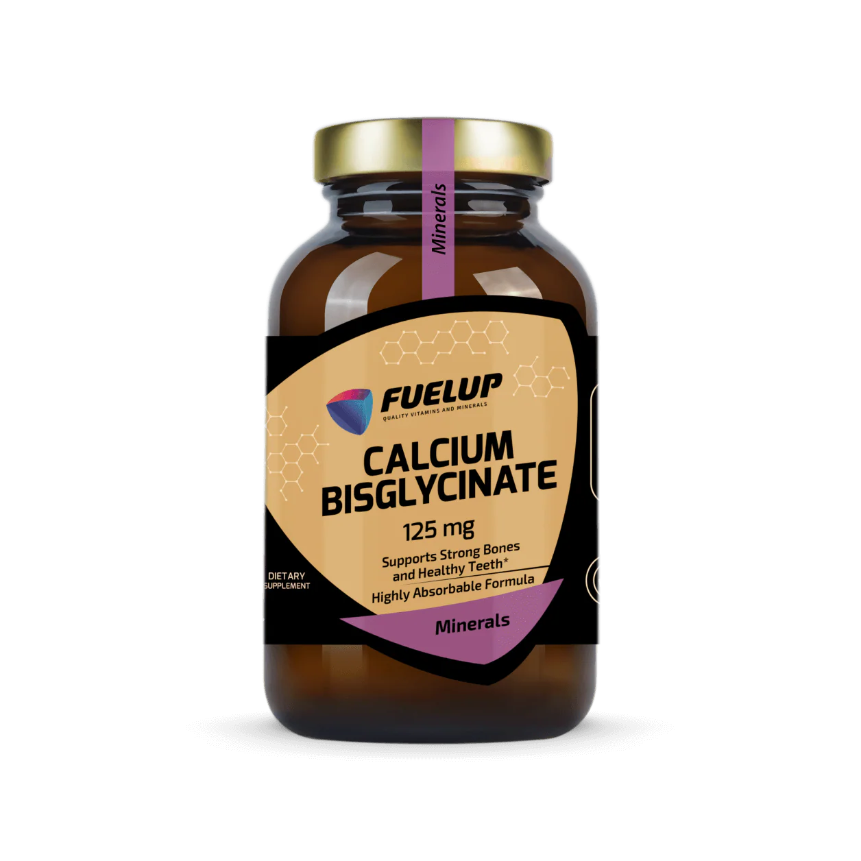 Fuel Up Calcium Bisglycinate 125mg (120 capsules)