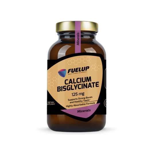 Fuel Up Kalcija bisglicināts 125mg (120 kapsulas)